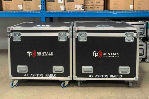 More Ayrton Diablo S fixtures arrive at the FP Rentals HQ