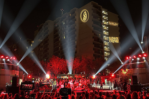 The concerts are hosted in California Plaza Park in Downtown Los Angeles