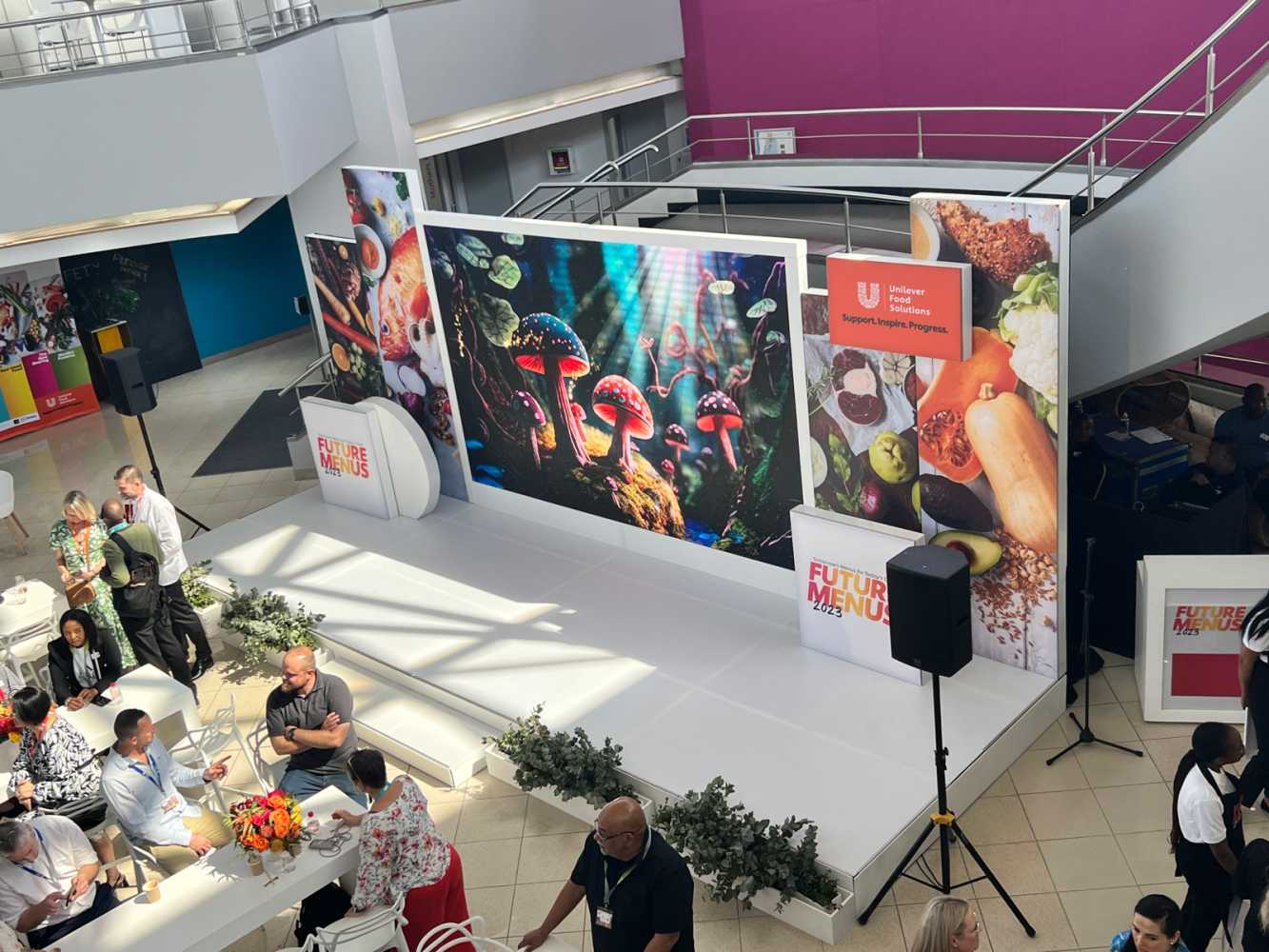 Future Menus 2023 ran over five venues at Unilever’s head office in Durban