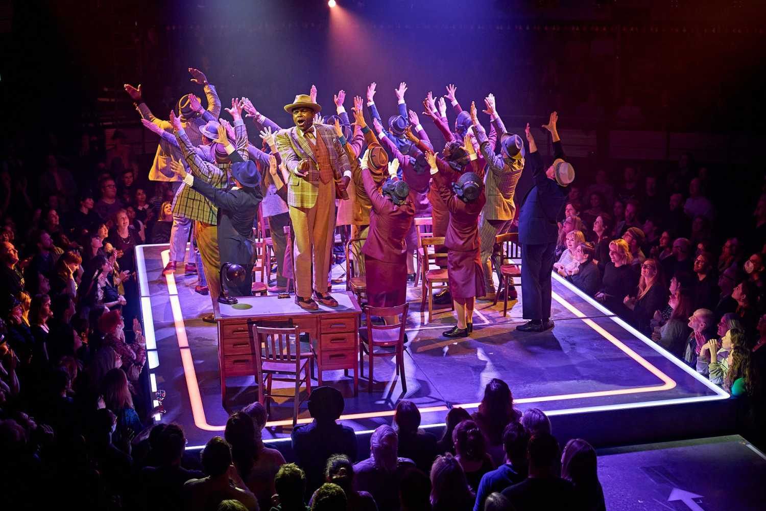 Guys and Dolls at the Bridge Theatre (photo: Manuel Harl)