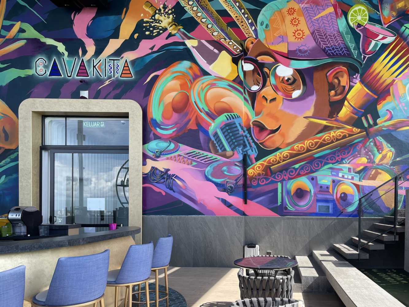 Cavakita - the hotel’s rooftop bar and restaurant